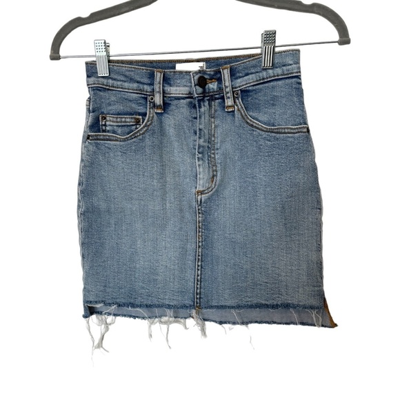 Aritzia Wilfred Free Denim Mini Skirt Size 0 - Picture 2 of 10